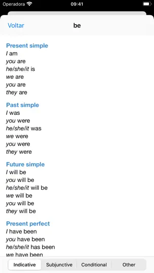 Screenshot von Dicionário Português E Inglês auf dem iPhone 4