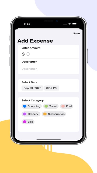 Expenso - Expense Manager Screenshot