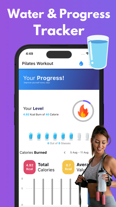 Wall Pilates Challenge & Fit Screenshot