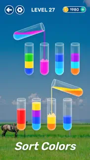 color water sort: puzzle game iphone screenshot 1