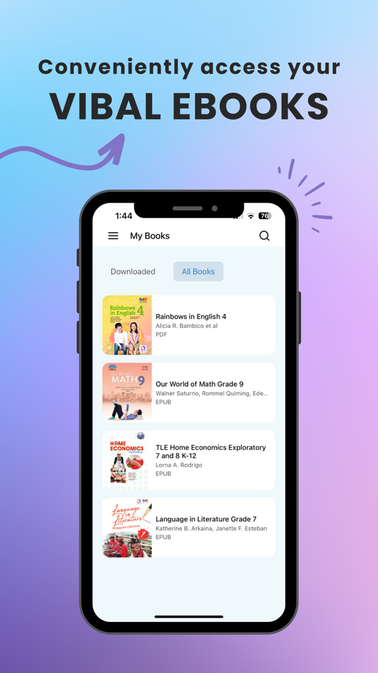#1. Vibe e-Reader (iOS) 由: Vibe Technologies