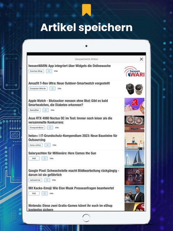 Technologie-News und Videos iPad screenshot 7 - News app