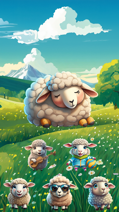 Screenshot #1 pour Wooly Sheep Stickers