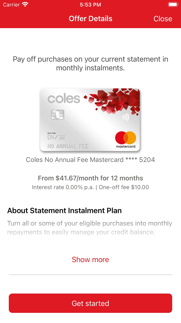 Coles Mobile Wallet