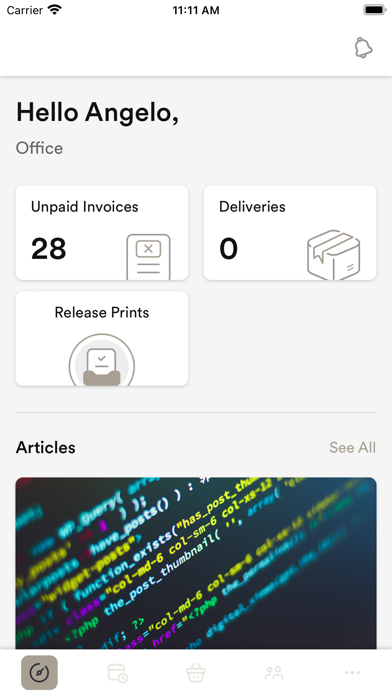 The Pool App Screenshot