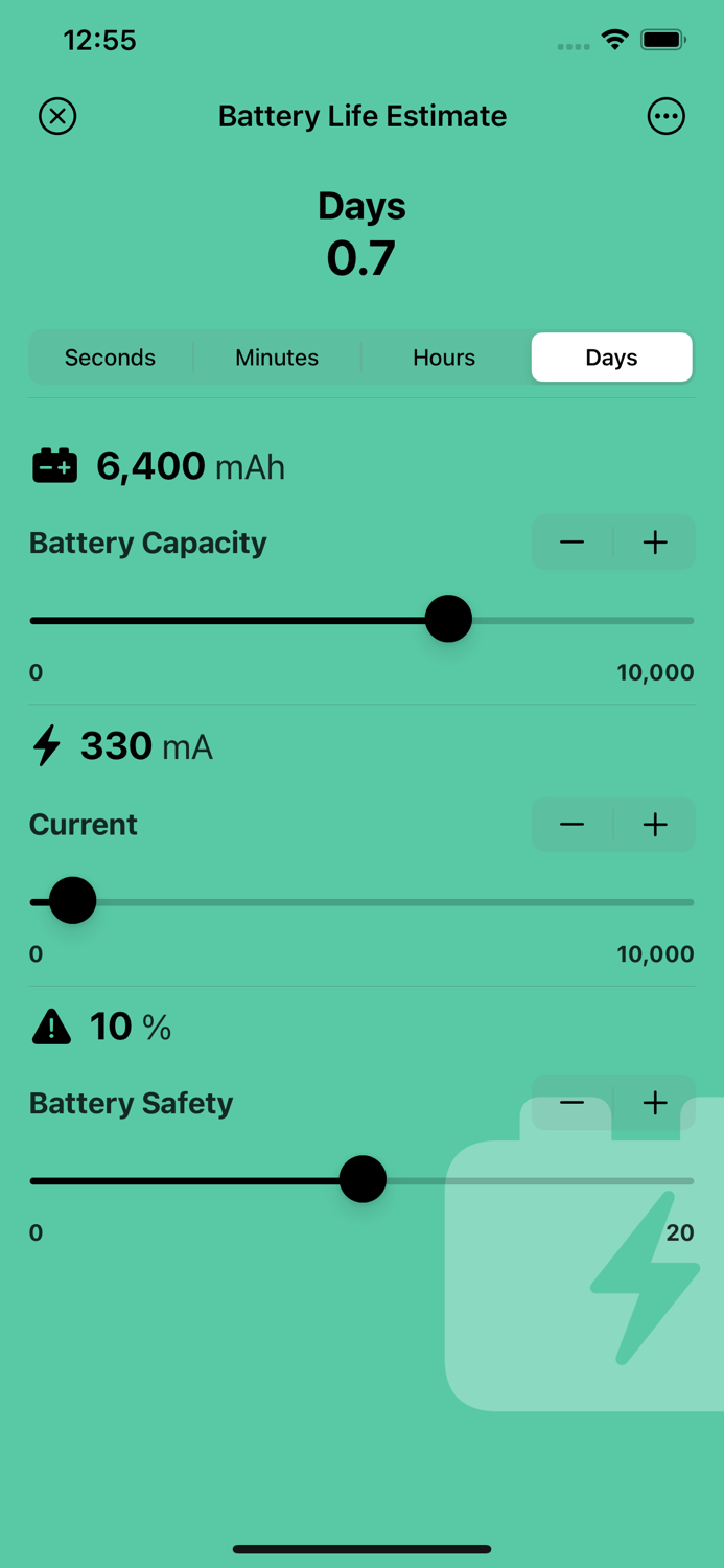 Battery Life Estimate