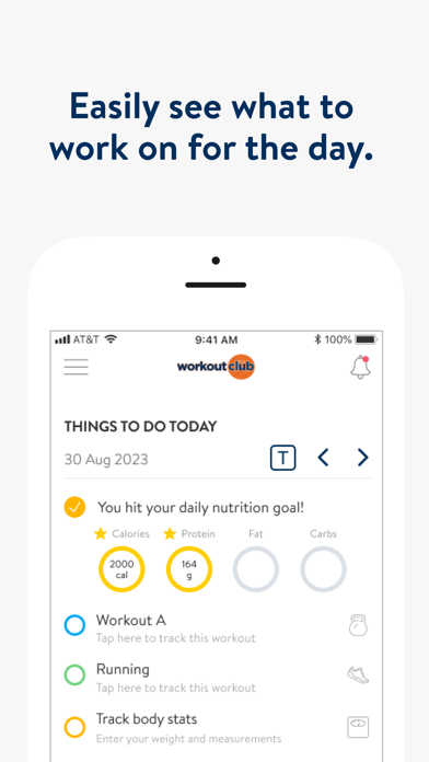 The Workout Club App Screenshot
