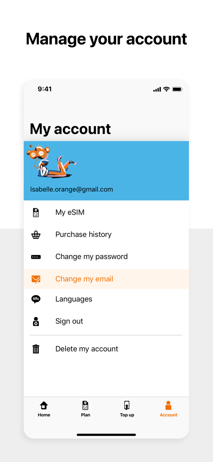 Orange Travel - World eSIMs