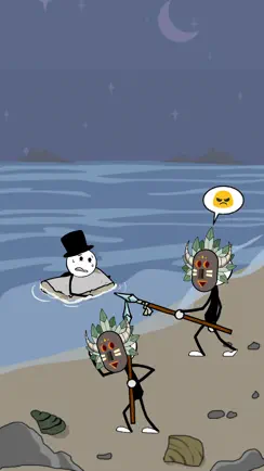 Stickman Story: Island Escape iPhone image 1
