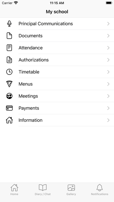 Kinder Report Screenshot