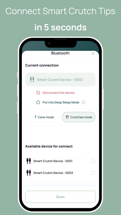 ComeBack Mobility - Patient Screenshot