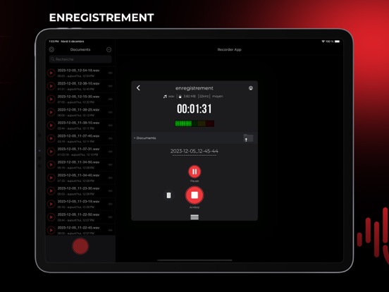 Screenshot #5 pour Enregistreur et éditeur audio