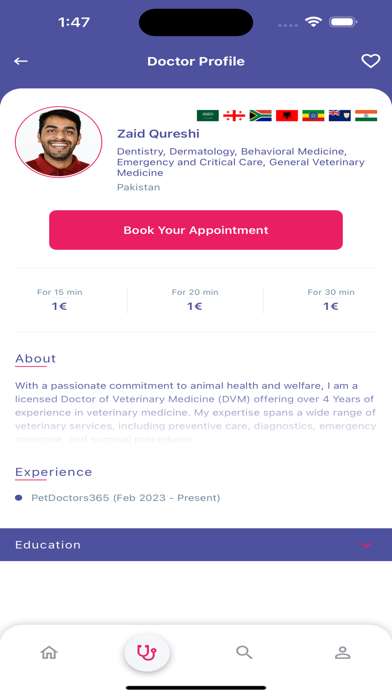 Pet Doctors 365 Screenshot
