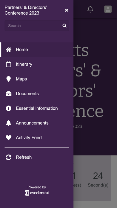 Birketts Conference App Screenshot