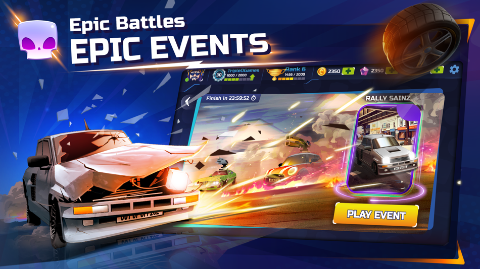 #7. Battle Derby (iOS) By: Out Of Office Games SL