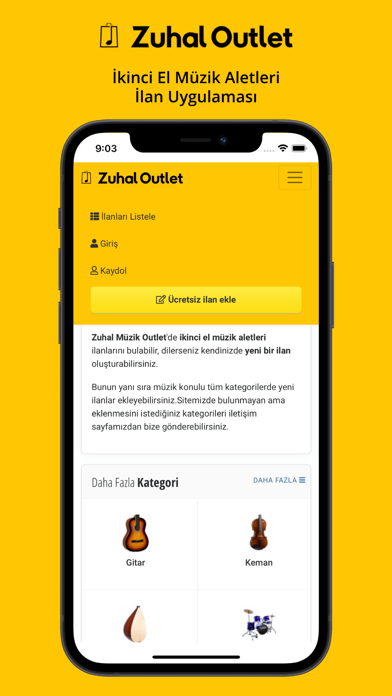 Zuhal Outlet - Müzik Store Screenshot