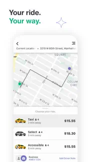 curb - request & pay for taxis iphone screenshot 1
