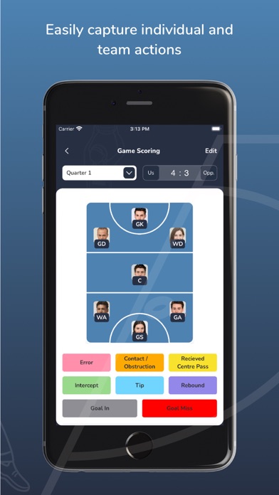 Boost. Netball Stats Made Easy Screenshot
