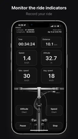 Game screenshot BikeTracker - GPS Recorder hack