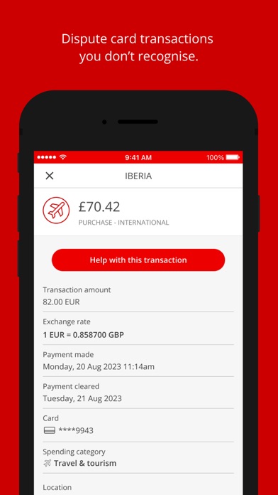 Santander Mobile Banking Screenshot