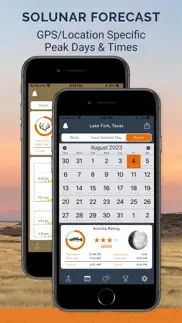 hunt & fish times by isolunar™ iphone screenshot 3