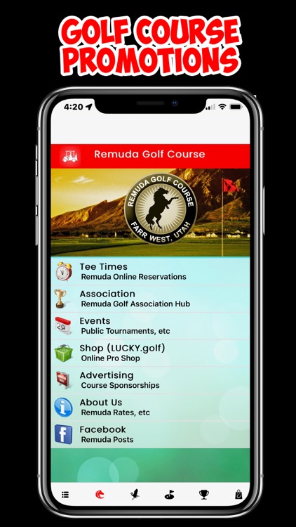 Remuda Crane Field Golf App