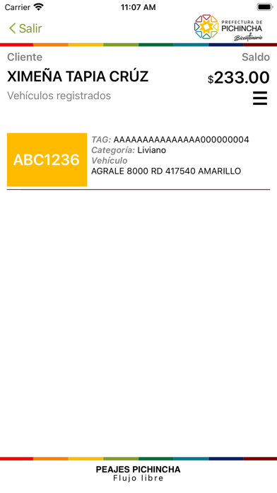 Peajes Pichincha Screenshot