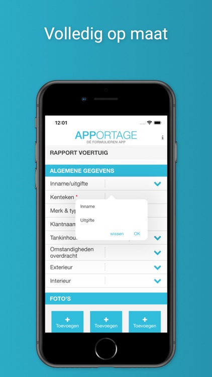 Apportage formulieren