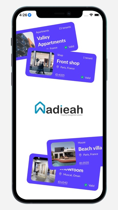 Wadieah: rental management Screenshot