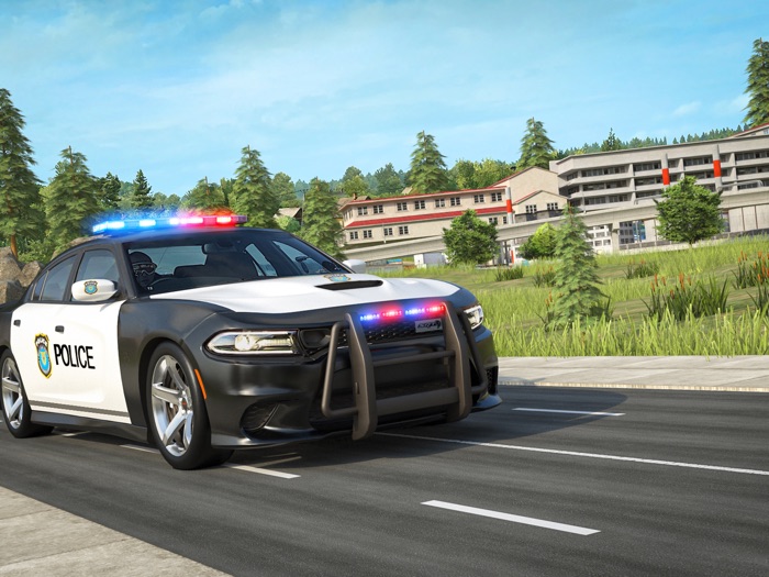 Police Spooky Jeep Parking 3D