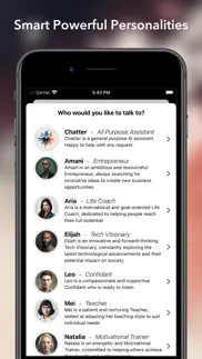 chatter - ai assistant iphone screenshot 3