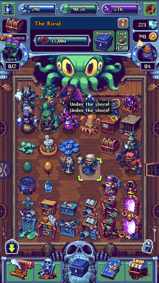 #8. NecroMerger - Idle Merge Game (iOS) Bởi: Grumpy Rhino Games LTD