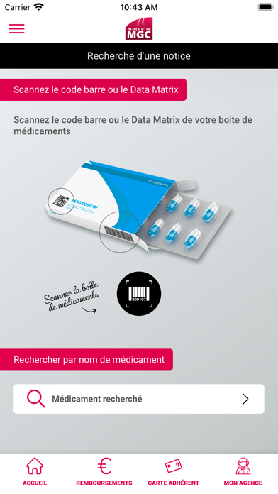 Mutuelle MGC – Espace Adhérent Screenshot