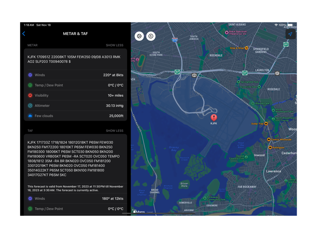‎AeroNautical - METAR and More Screenshot