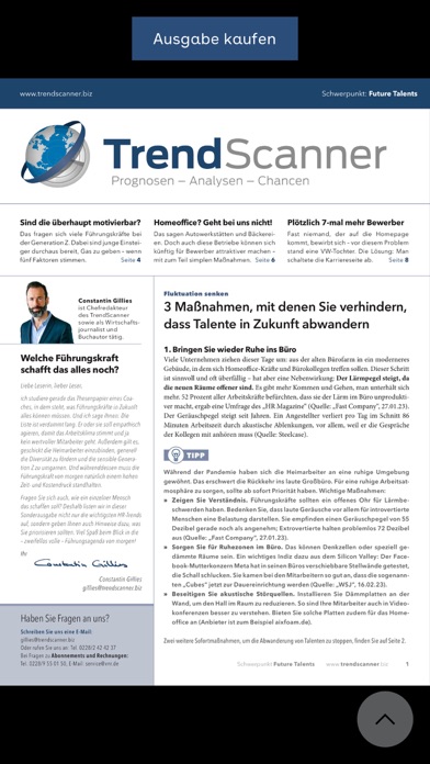 Die Trend-App Screenshot