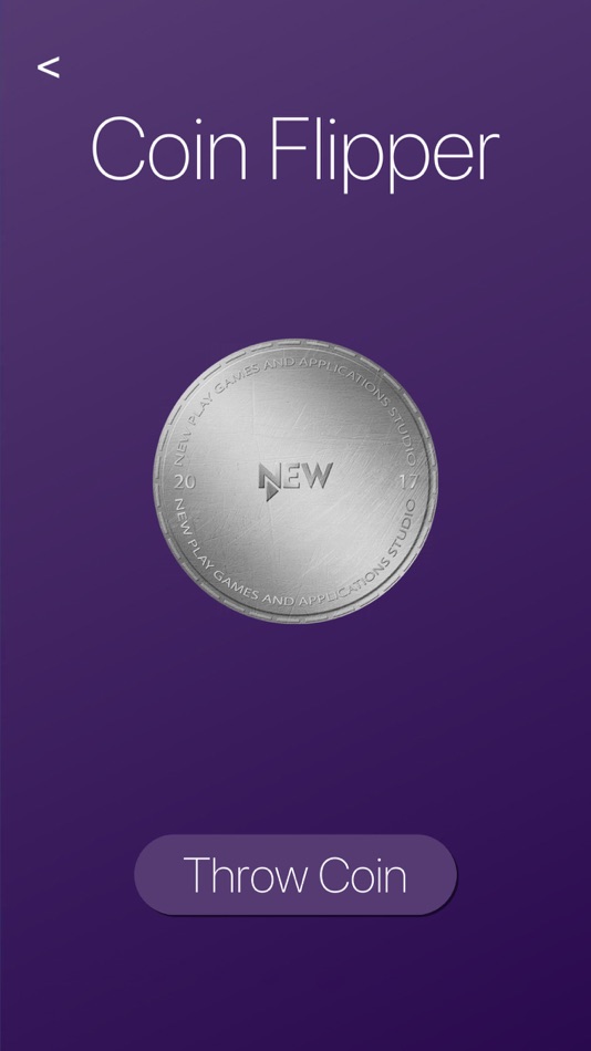 #4. Dice Thrower & Coin Flipper (iOS) 由: Adrijana Jakovljevic