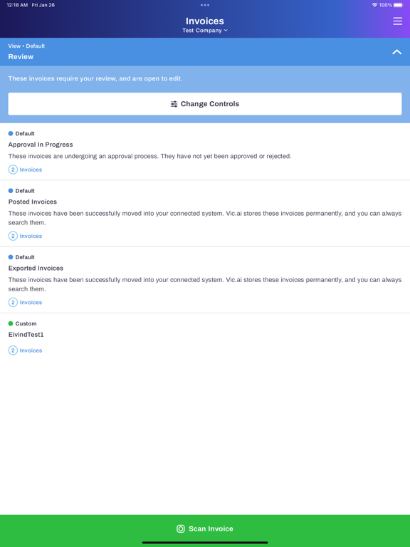 24SevenOffice AI Approval iPad screenshot 5 - Productivity app