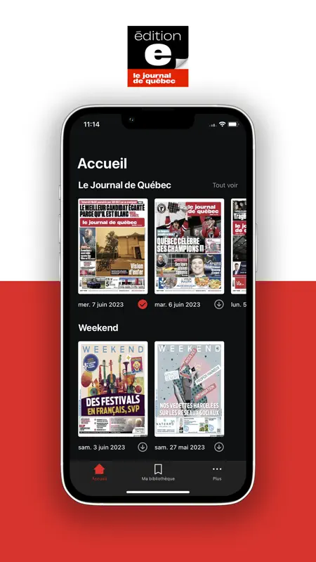 Journal de Québec – EÉdition screenshot 1 of 5