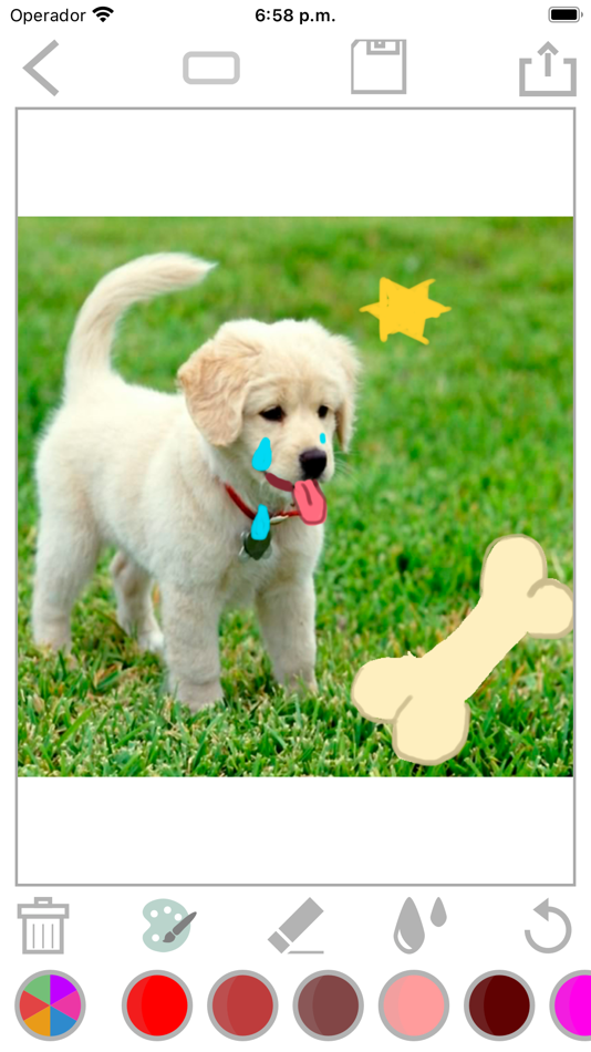 #2. Draw and paint on a photo (iOS) Podle: Mireia Lluch Ortola