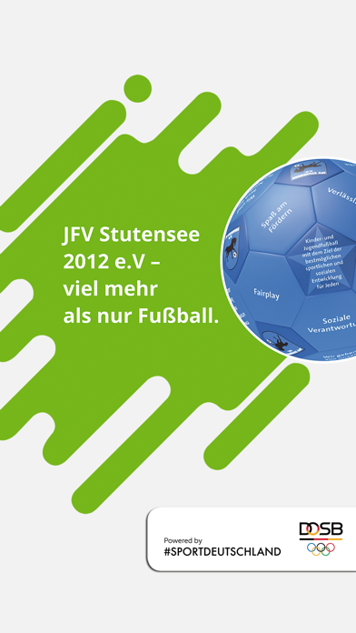 JFV Stutensee 2012 e.V. Screenshot