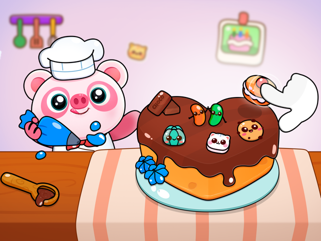 ‎Cake Maker Piggy Panda Screenshot