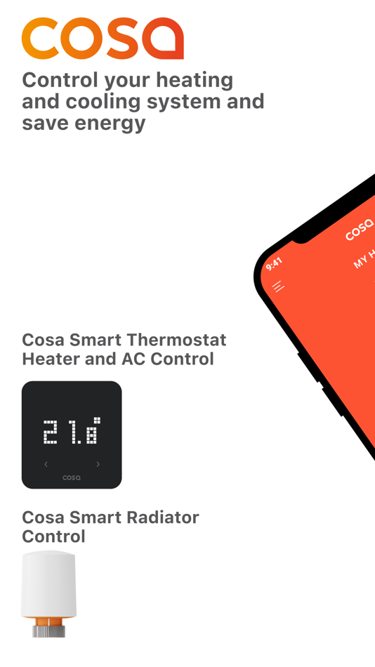#1. Cosa Smart Heating and Cooling (iOS) 由: Nuvia