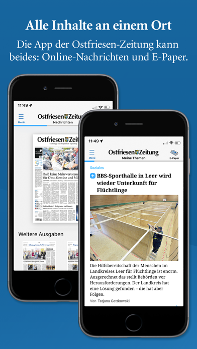 Ostfriesen-Zeitung Screenshot