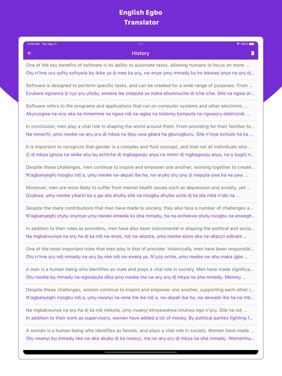 Screenshot #6 pour English Egbo Translator