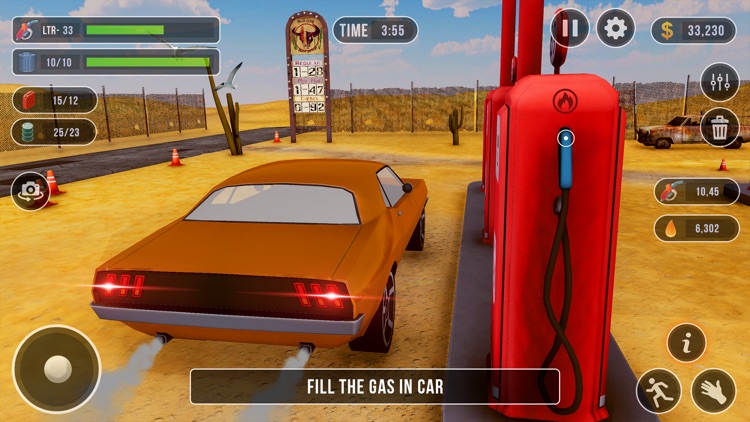 Idle Gas Station Money Game