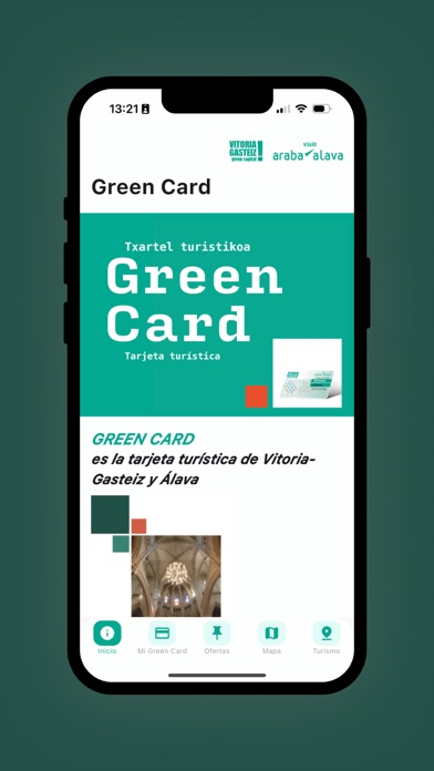 Green Tourist Card Screenshot