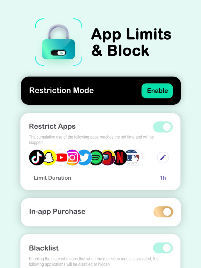 ScreenCare  Control your Time