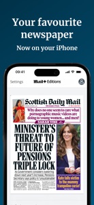 Scottish Daily Mail screenshot #1 for iPhone