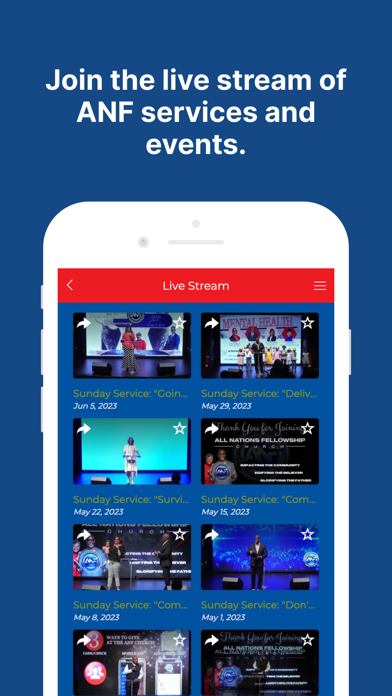All Nations Fellowship Church Screenshot