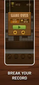 Wood Cube Block: Merge Puzzle screenshot #4 for iPhone